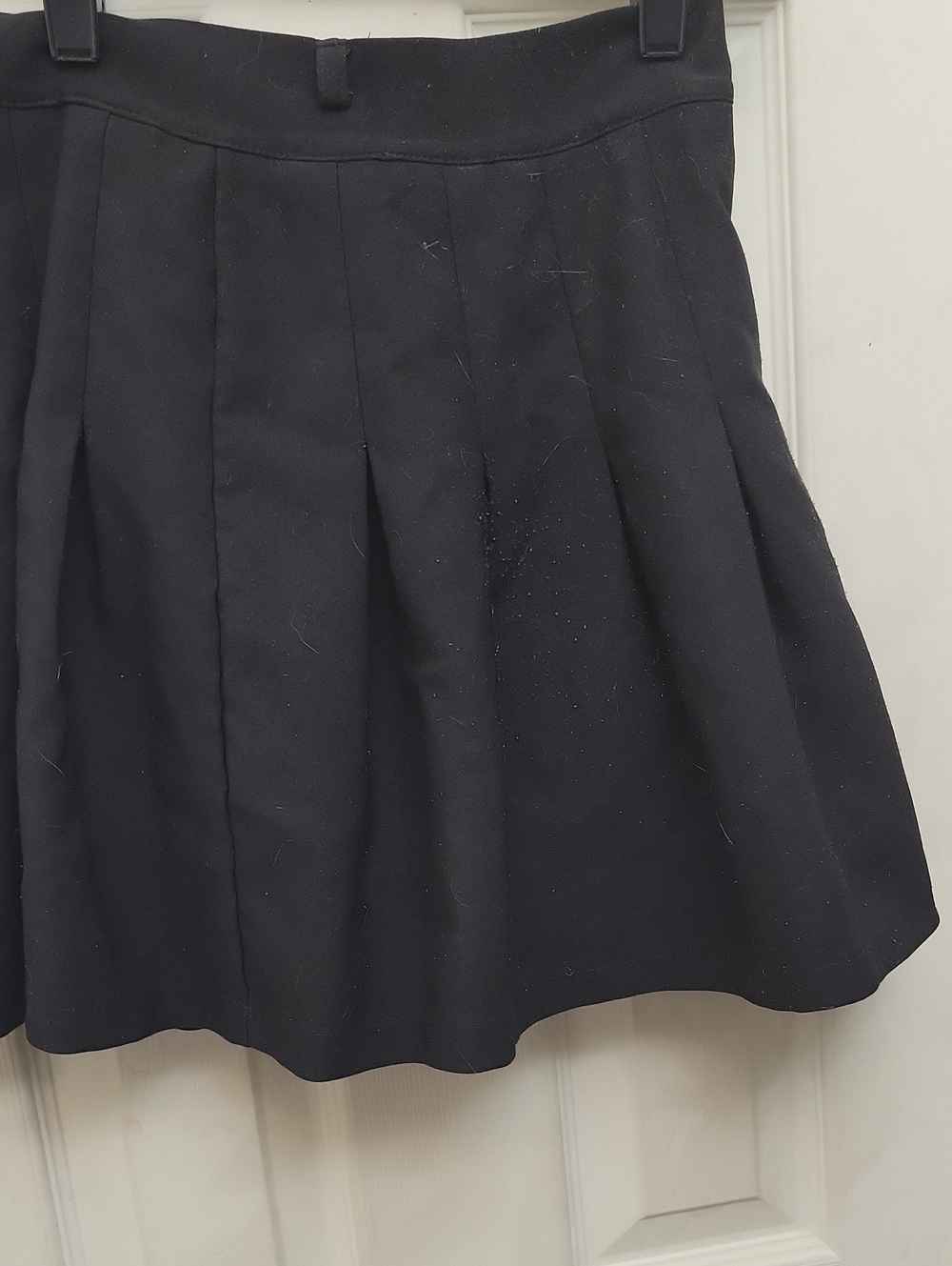 Black Pleated Women's Skort